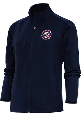Antigua Louisville Bats Womens Navy Blue Generation Light Weight Jacket