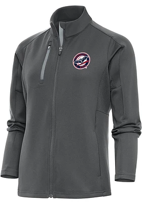 Antigua Louisville Bats Womens Grey Generation Light Weight Jacket