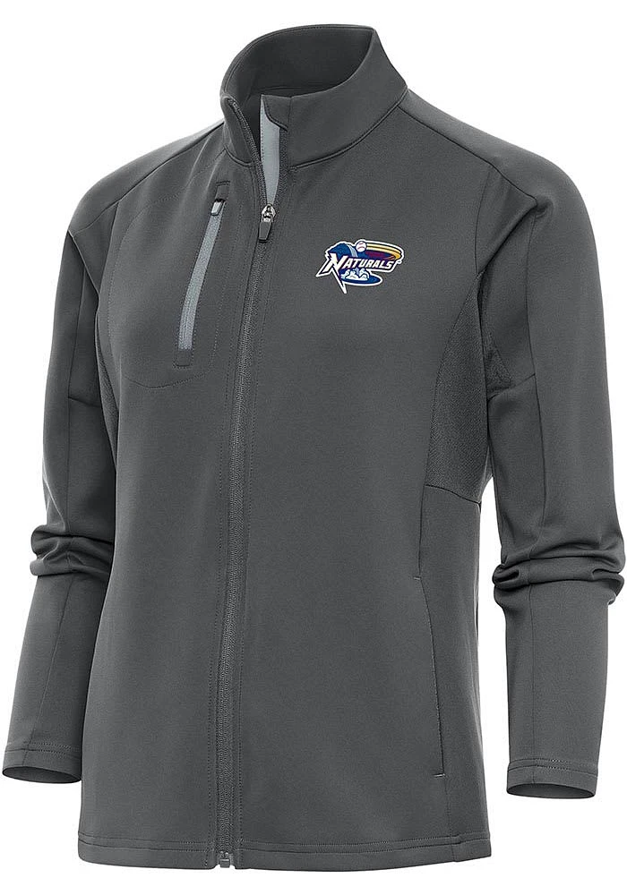 Antigua Womens Grey Generation Light Weight Jacket