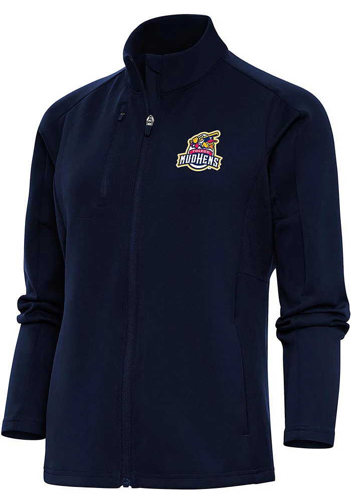 Antigua Toledo Mud Hens Womens Navy Blue Generation Light Weight Jacket