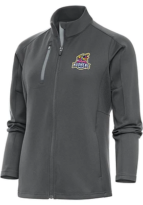 Antigua Toledo Mud Hens Womens Grey Generation Light Weight Jacket