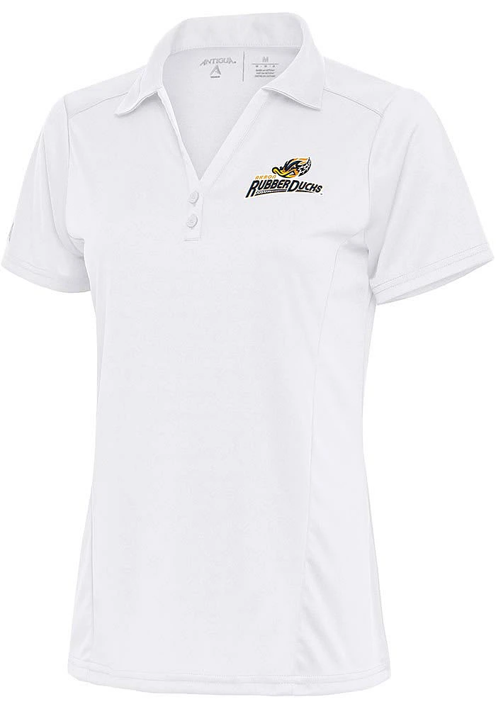 Antigua Akron RubberDucks Womens Tribute Short Sleeve Polo Shirt