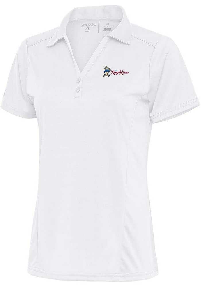 Antigua Frisco Rough Riders Womens Tribute Short Sleeve Polo Shirt
