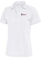 Antigua Frisco Rough Riders Womens Tribute Short Sleeve Polo Shirt