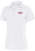 Antigua Lansing Lugnuts Womens Tribute Short Sleeve Polo Shirt