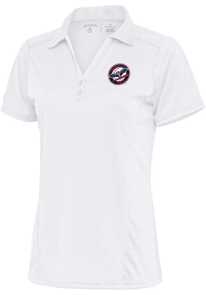 Antigua Louisville Bats Womens Tribute Short Sleeve Polo Shirt