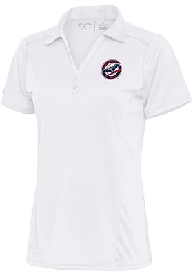 Antigua Louisville Bats Womens Tribute Short Sleeve Polo Shirt