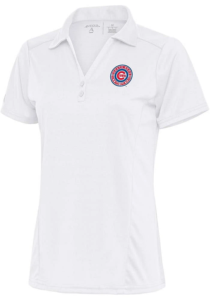 Antigua South Bend Cubs Womens Tribute Short Sleeve Polo Shirt