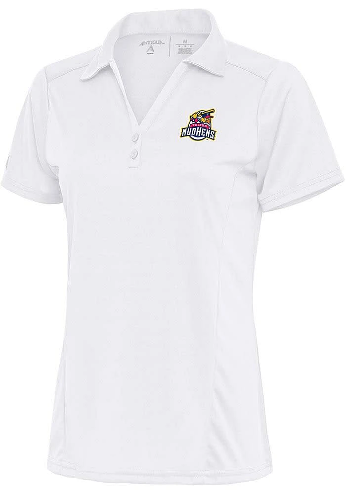 Antigua Toledo Mud Hens Womens Tribute Short Sleeve Polo Shirt