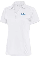 Antigua Tulsa Drillers Womens Tribute Short Sleeve Polo Shirt