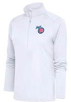 Antigua Iowa Cubs Womens Tribute Qtr Zip Pullover