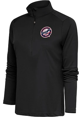 Antigua Louisville Bats Womens Tribute Qtr Zip Pullover