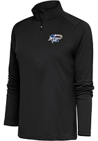 Antigua  Womens Grey Tribute Qtr Zip Pullover