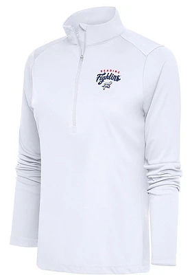 Antigua Reading Fightin Phils Womens Tribute Qtr Zip Pullover