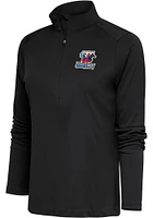 Antigua Wichita Wind Surge Womens Grey Tribute Qtr Zip Pullover