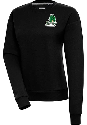 Antigua Dayton Dragons Womens Black Victory Crew Sweatshirt