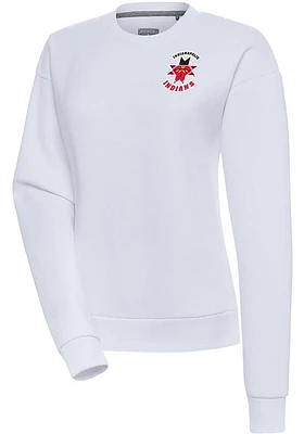 Antigua Indianapolis Indians Womens Victory Crew Sweatshirt