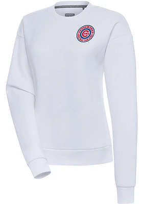 Antigua South Bend Cubs Womens Victory Crew Sweatshirt
