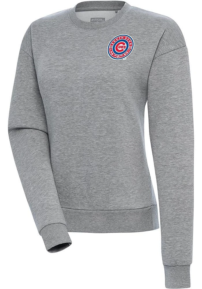 Antigua South Bend Cubs Womens Victory Crew Sweatshirt