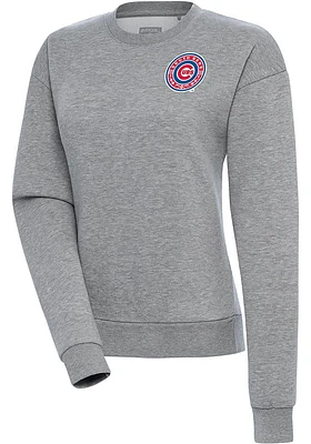Antigua South Bend Cubs Womens Victory Crew Sweatshirt