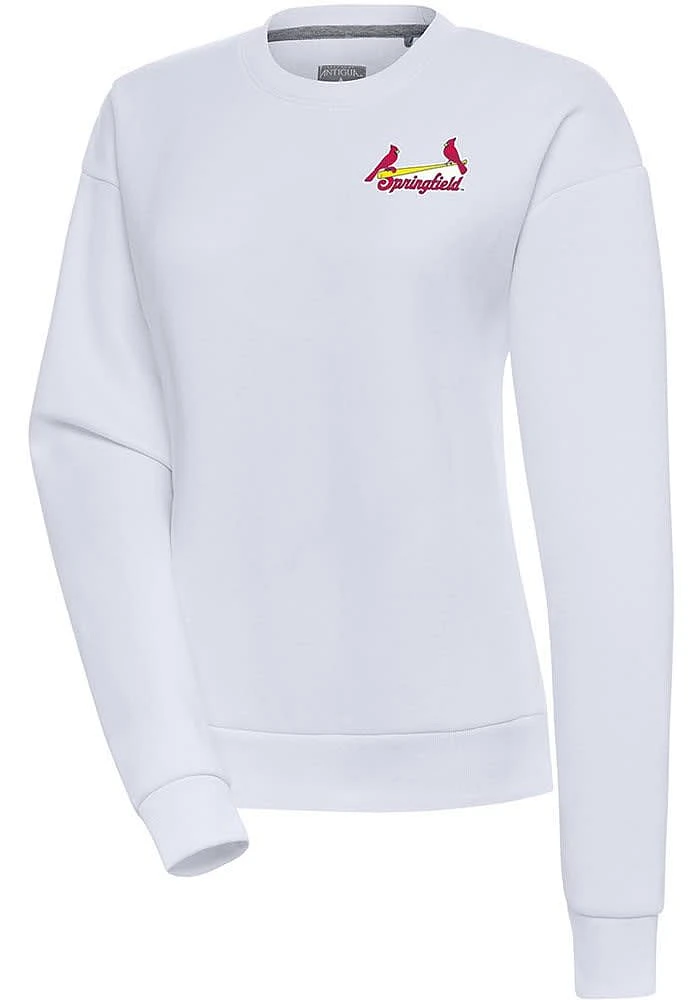 Antigua Springfield Cardinals Womens Victory Crew Sweatshirt