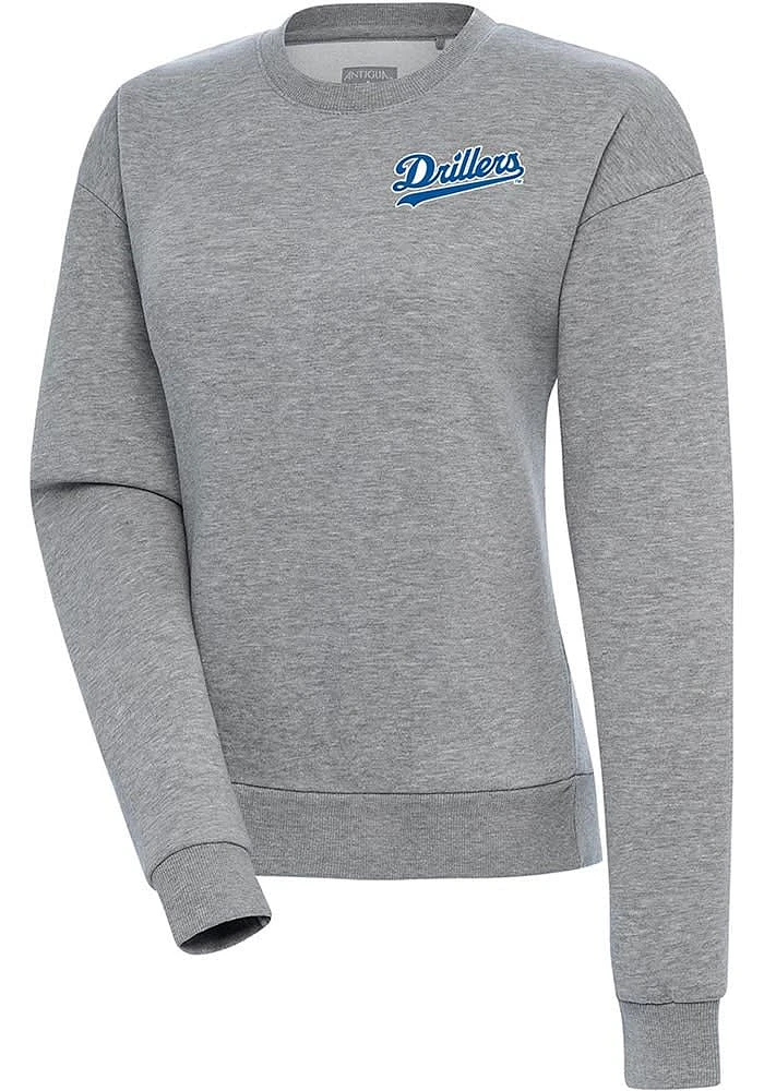Antigua Tulsa Drillers Womens Victory Crew Sweatshirt