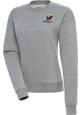 Antigua Wichita Wind Surge Womens Grey Victory Crew Sweatshirt