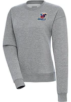 Antigua Wichita Wind Surge Womens Grey Victory Crew Sweatshirt