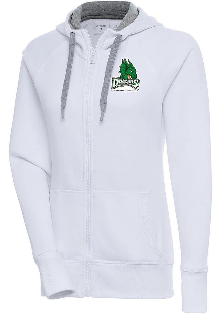 Antigua Dayton Dragons Womens Victory Long Sleeve Full Zip Jacket