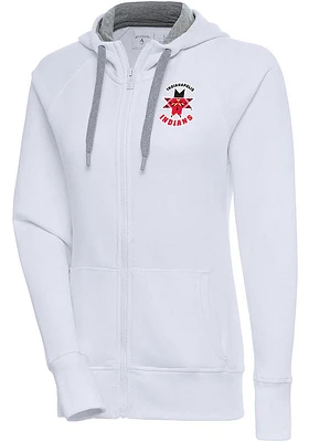 Antigua Indianapolis Indians Womens Victory Long Sleeve Full Zip Jacket