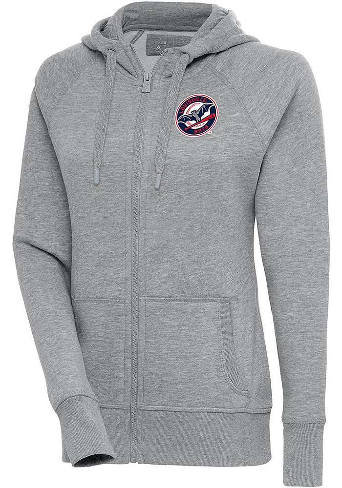 Antigua Louisville Bats Womens Victory Long Sleeve Full Zip Jacket