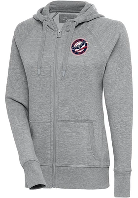Antigua Louisville Bats Womens Victory Long Sleeve Full Zip Jacket