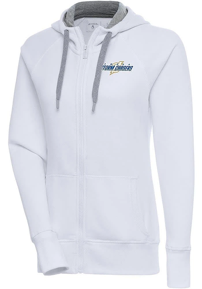 Antigua Omaha Storm Chasers Womens Victory Long Sleeve Full Zip Jacket