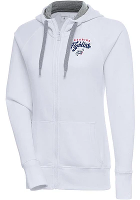 Antigua Reading Fightin Phils Womens Victory Long Sleeve Full Zip Jacket