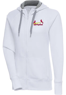 Antigua Springfield Cardinals Womens Victory Long Sleeve Full Zip Jacket