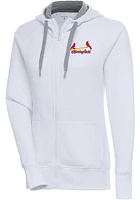 Antigua Springfield Cardinals Womens Victory Long Sleeve Full Zip Jacket