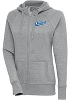 Antigua Tulsa Drillers Womens Victory Long Sleeve Full Zip Jacket
