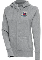 Antigua Wichita Wind Surge Womens Grey Victory Long Sleeve Full Zip Jacket