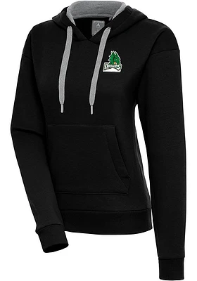 Antigua Dayton Dragons Womens Black Victory Hooded Sweatshirt