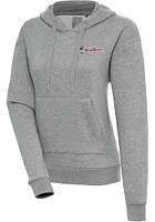 Antigua Frisco Rough Riders Womens Grey Victory Hooded Sweatshirt