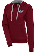 Antigua  Womens Red Victory Hooded Sweatshirt