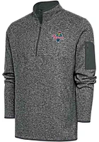 Antigua Cedar Rapids Kernels Mens Fortune Long Sleeve Qtr Zip Fashion Pullover