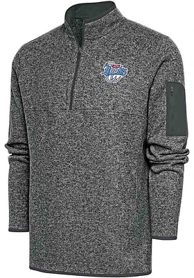 Antigua Corpus Christi Hooks Mens Fortune Long Sleeve Qtr Zip Fashion Pullover