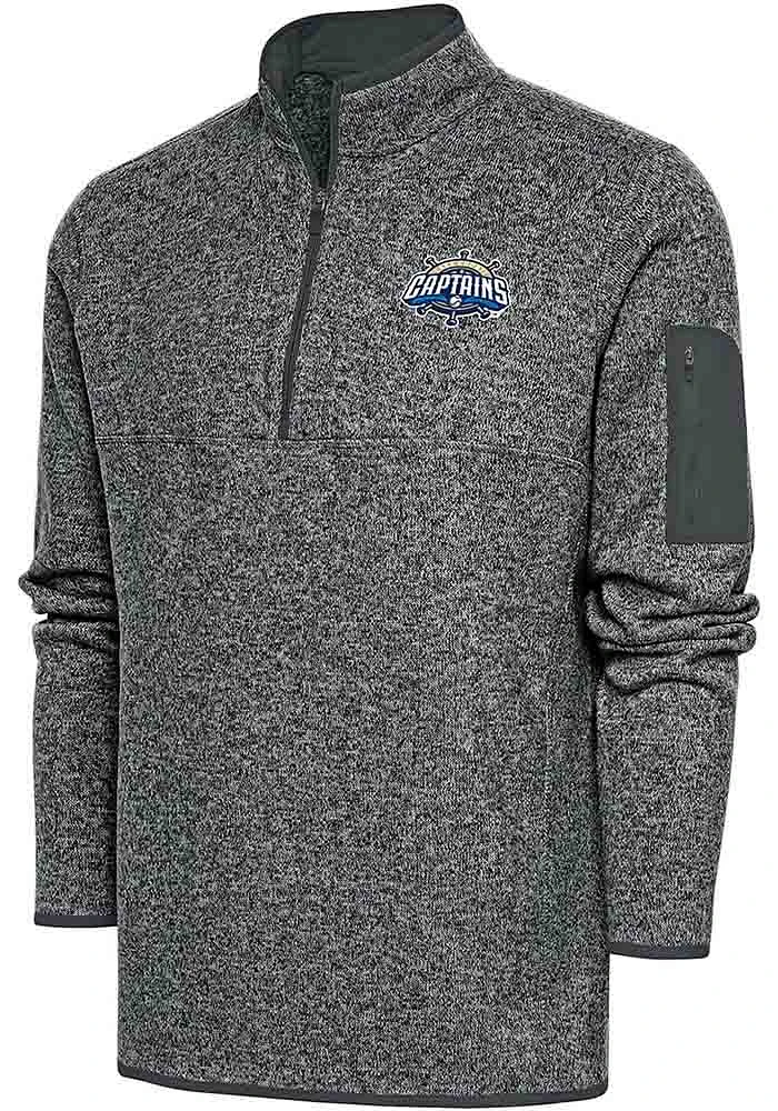 Antigua Lake County Captains Mens Fortune Long Sleeve Qtr Zip Fashion Pullover