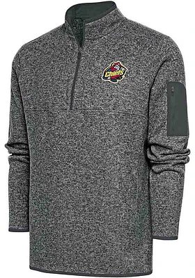 Antigua Peoria Chiefs Mens Fortune Long Sleeve Qtr Zip Fashion Pullover