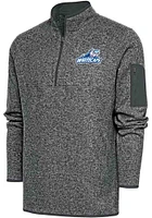 Antigua West Michigan Whitecaps Mens Fortune Long Sleeve Qtr Zip Fashion Pullover