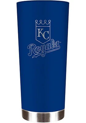 Kansas City Royals 18 oz Powder Coated Roadie Stainless Steel Tumbler - Blue