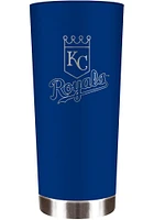 Kansas City Royals 18 oz Powder Coated Roadie Stainless Steel Tumbler - Blue
