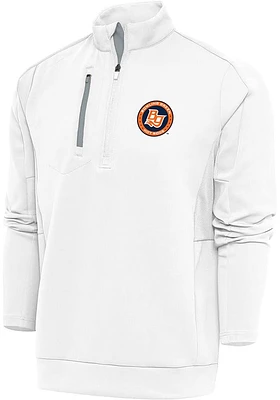 Antigua Bowling Green Hot Rods Mens Generation Long Sleeve Qtr Zip Pullover