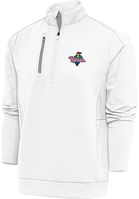 Antigua Cedar Rapids Kernels Mens Generation Long Sleeve Qtr Zip Pullover
